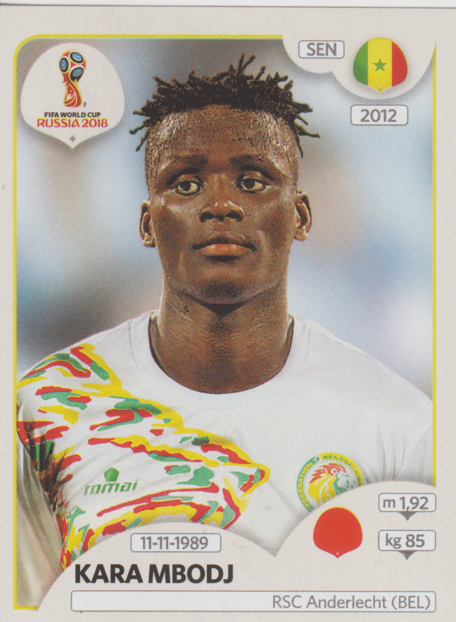 | Casa do Colecionador figurinha copa do mundo 2018 Senegal nº616