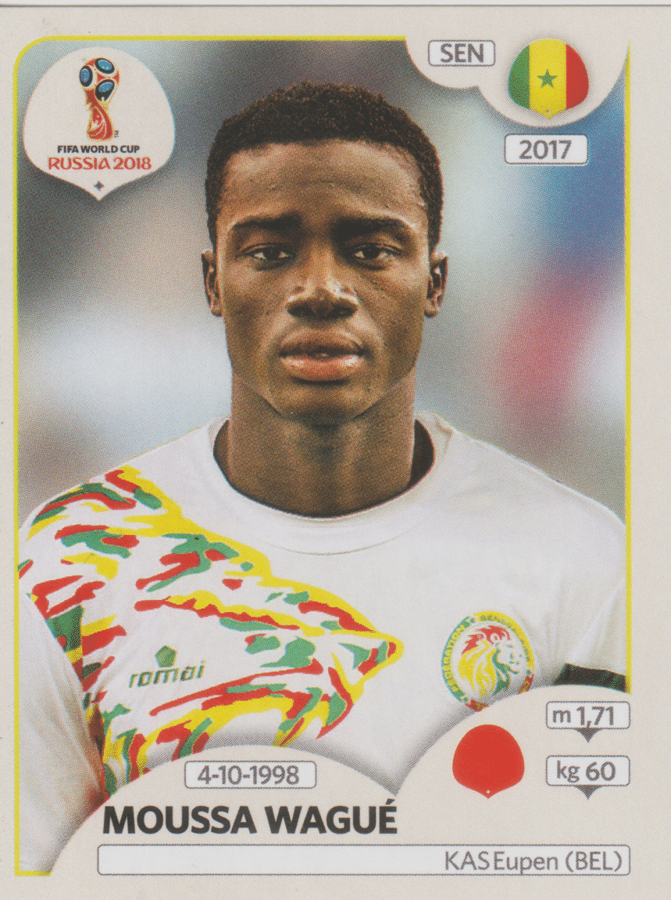 | Casa do Colecionador figurinha copa do mundo 2018 Senegal nº620