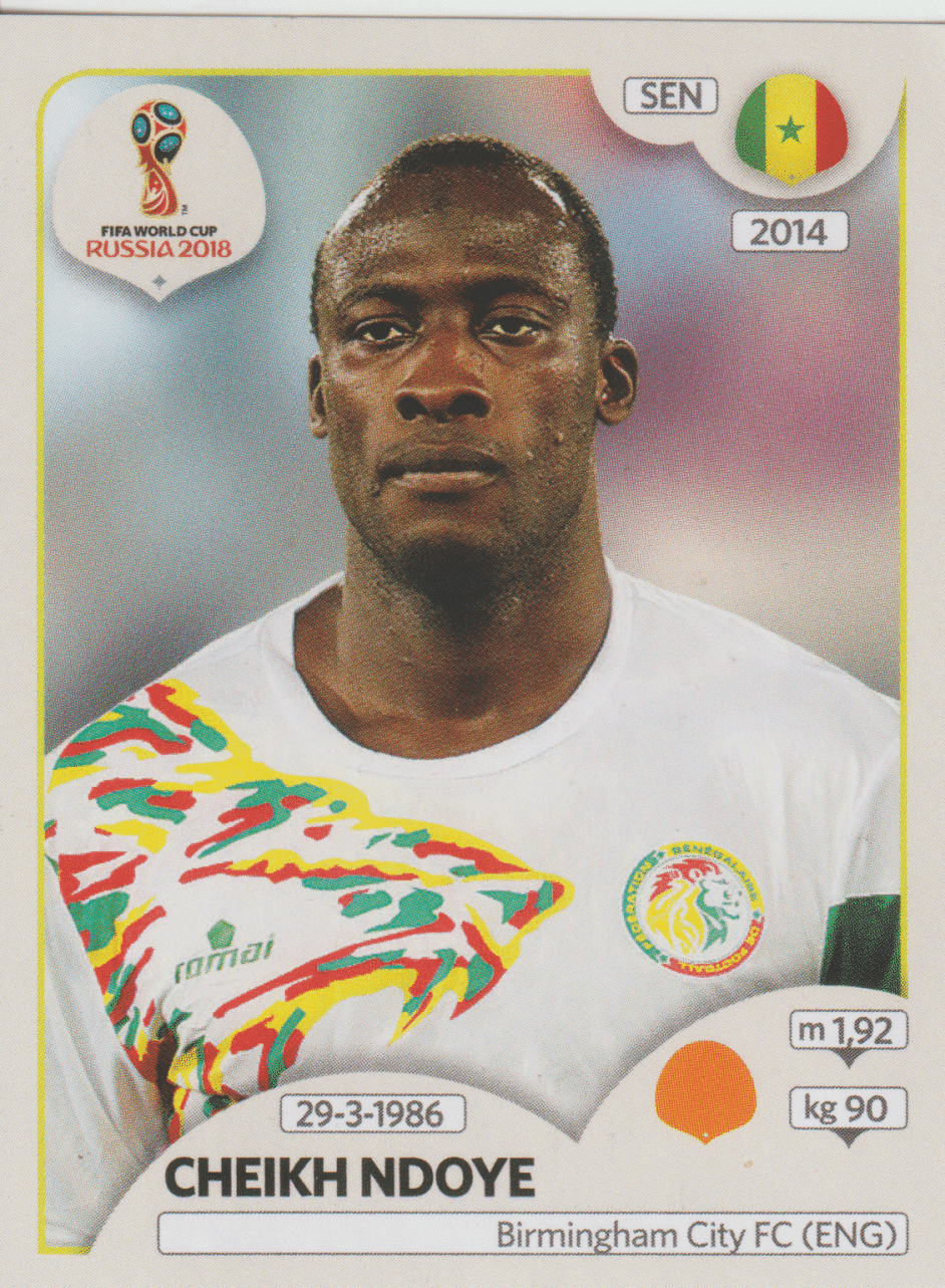| Casa do Colecionador figurinha copa do mundo 2018 Senegal nº624