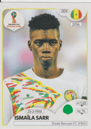 figurinha copa do mundo 2018 Senegal nº630