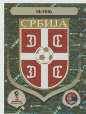 figurinha copa do mundo 2018 Sérvia nº 413