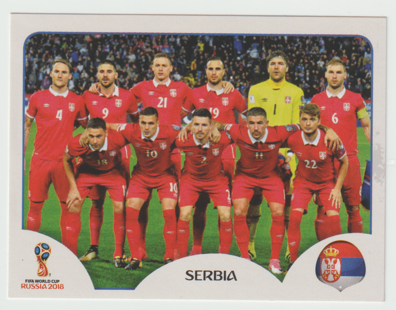 | Casa do Colecionador figurinha copa do mundo 2018 Sérvia nº 415