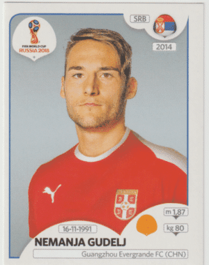 figurinha copa do mundo 2018 Sérvia nº 427