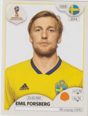 figurinha copa do mundo 2018 Suécia nº483
