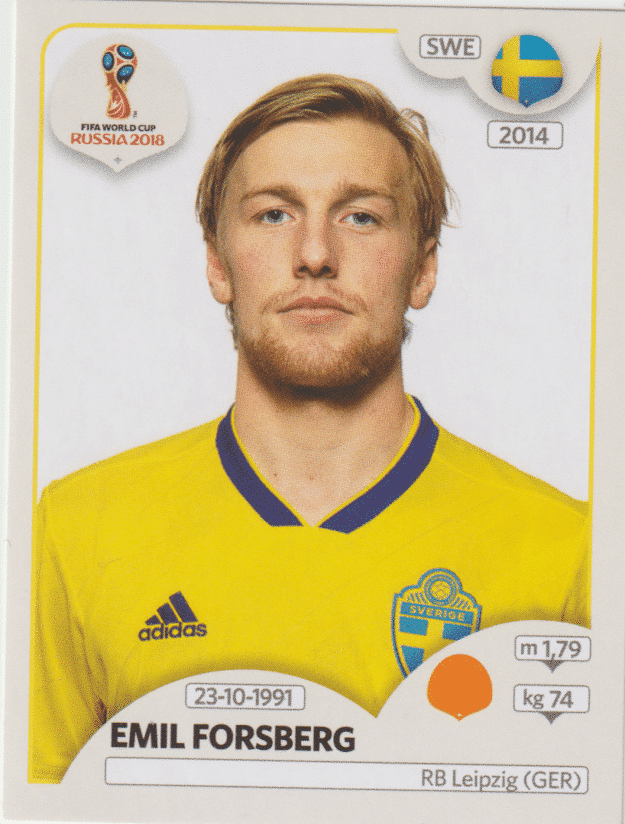 | Casa do Colecionador figurinha copa do mundo 2018 Suécia nº483