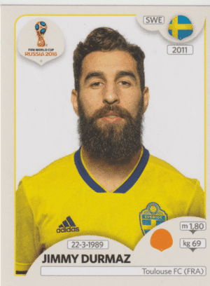 figurinha copa do mundo 2018 Suécia nº486