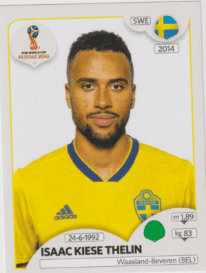 figurinha copa do mundo 2018 Suécia nº488