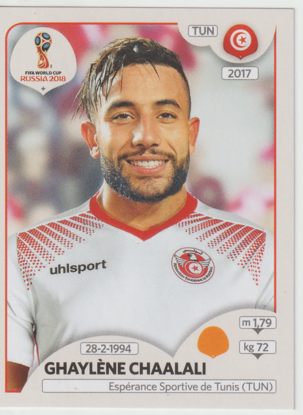 | Casa do Colecionador figurinha copa do mundo 2018 Tunísia nº566