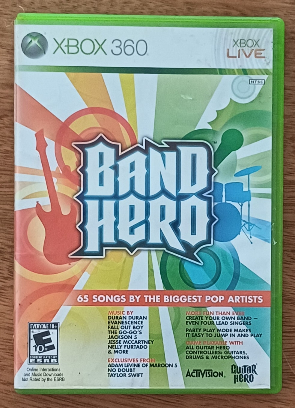 | Casa do Colecionador Jogo band hero para Xbox 360 Live. Duran Duran Evanescence Jackson 5 e mais.