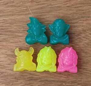 Mini bonecos gogo's geloucos gelo cósmico. Valor de cada.