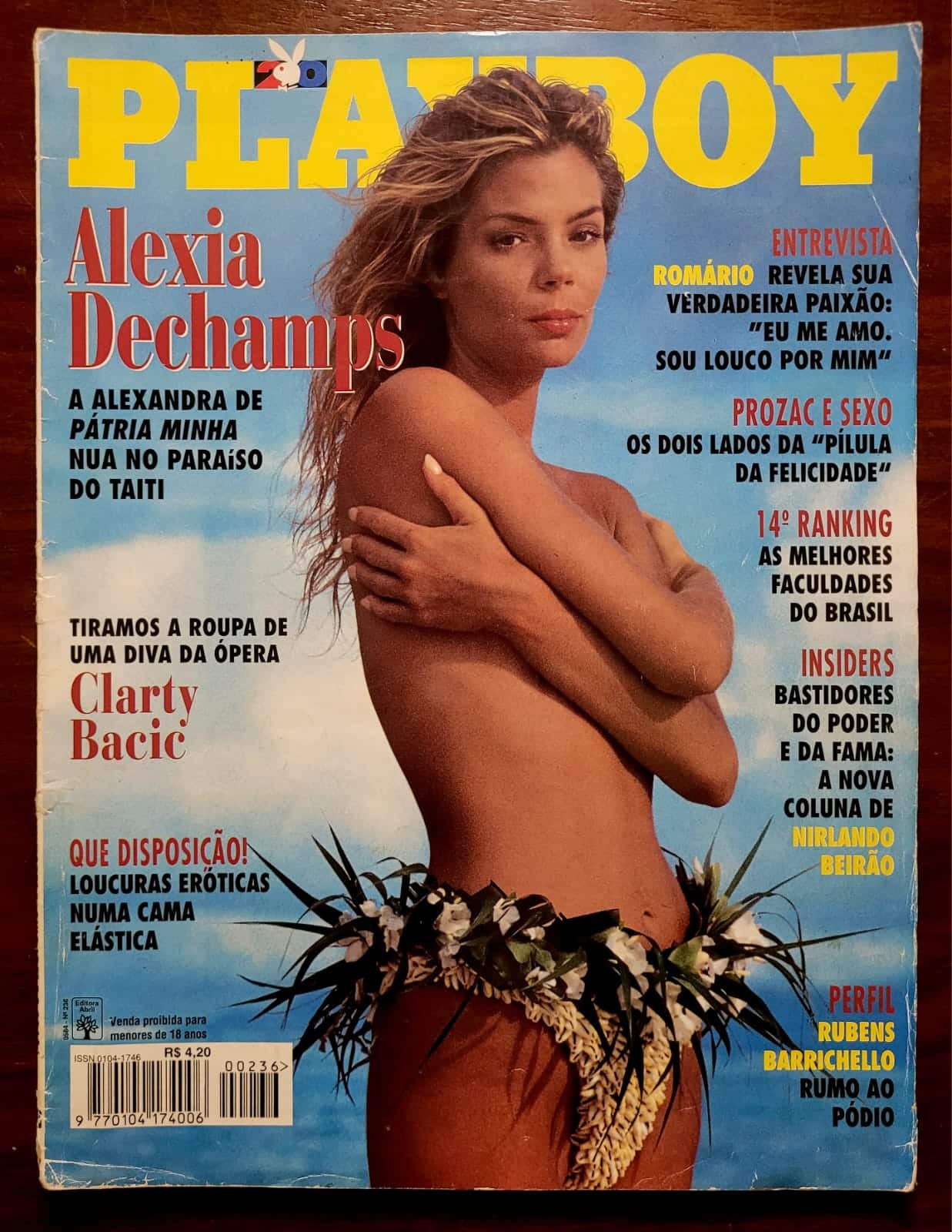 | Casa do Colecionador Playboy Nº 236 (Março/1995) Alexia Dechamps - A Alexandra de Pátria Minha