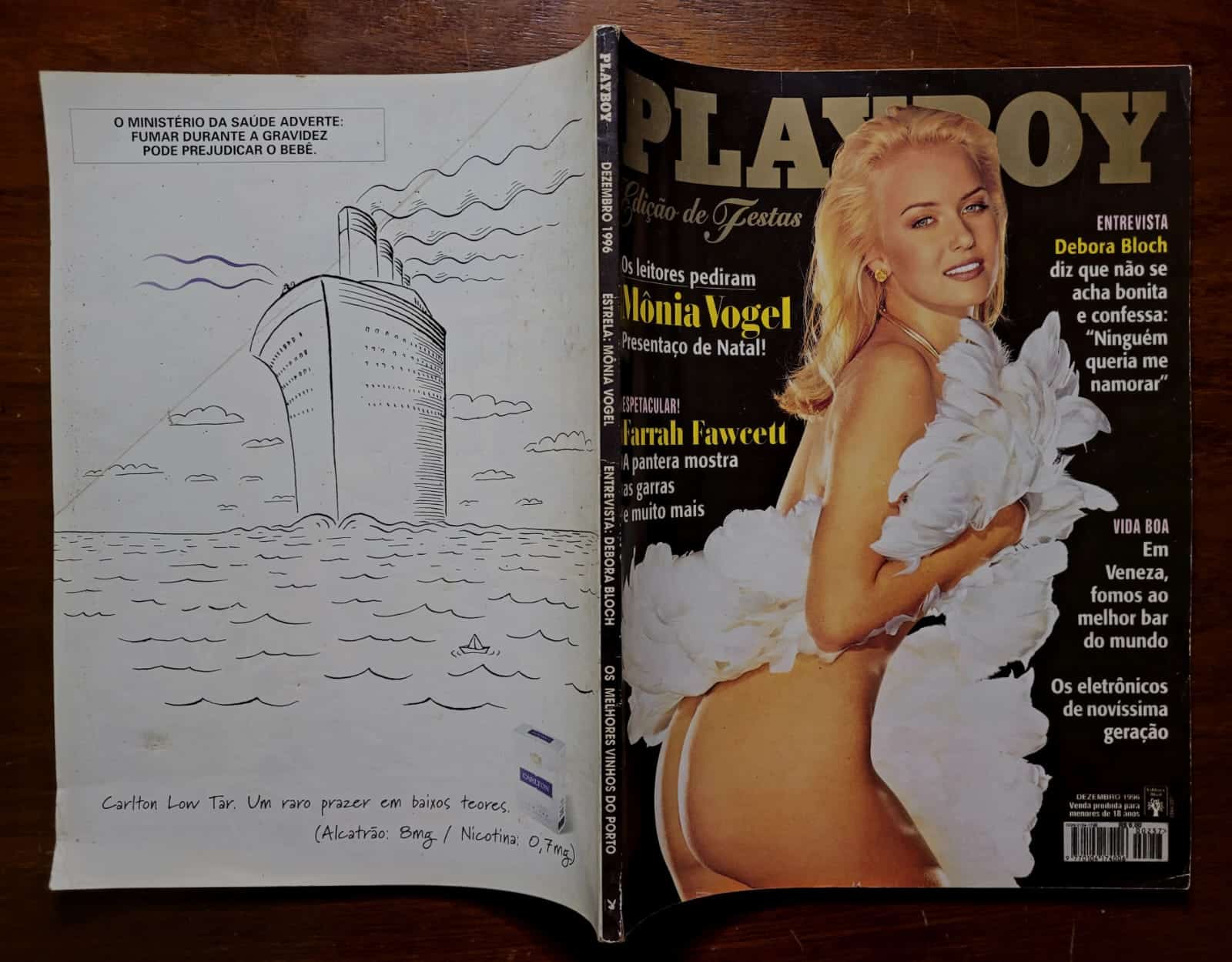 | Casa do Colecionador Playboy Nº 257 (Dezembro/1996) Mônia Vogel | Edição de Festas | Revista sem Pôster