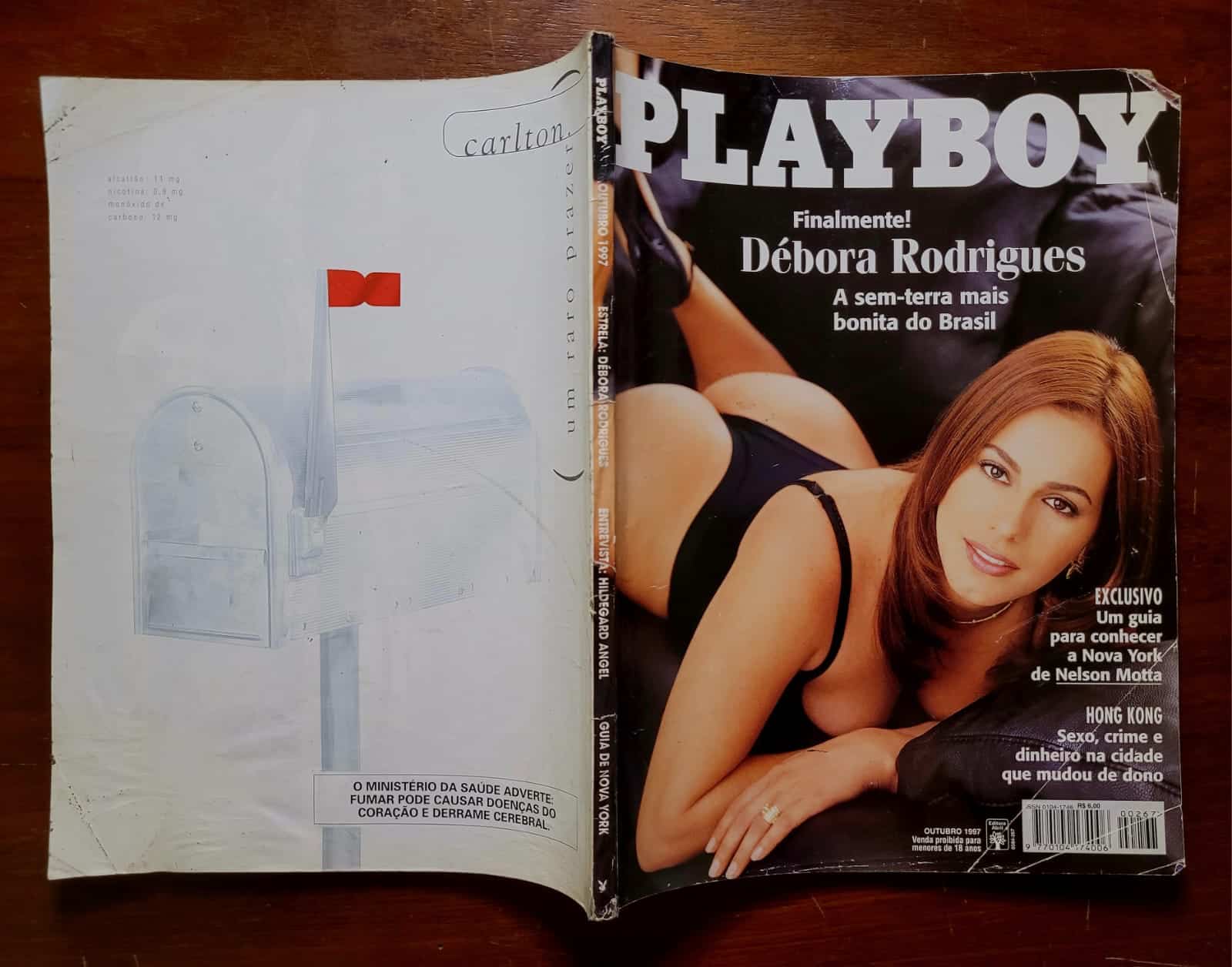 | Casa do Colecionador Playboy Nº 267 – Outubro/1997 – Débora Rodrigues | A Sem-Terra Mais Bonita do Brasil