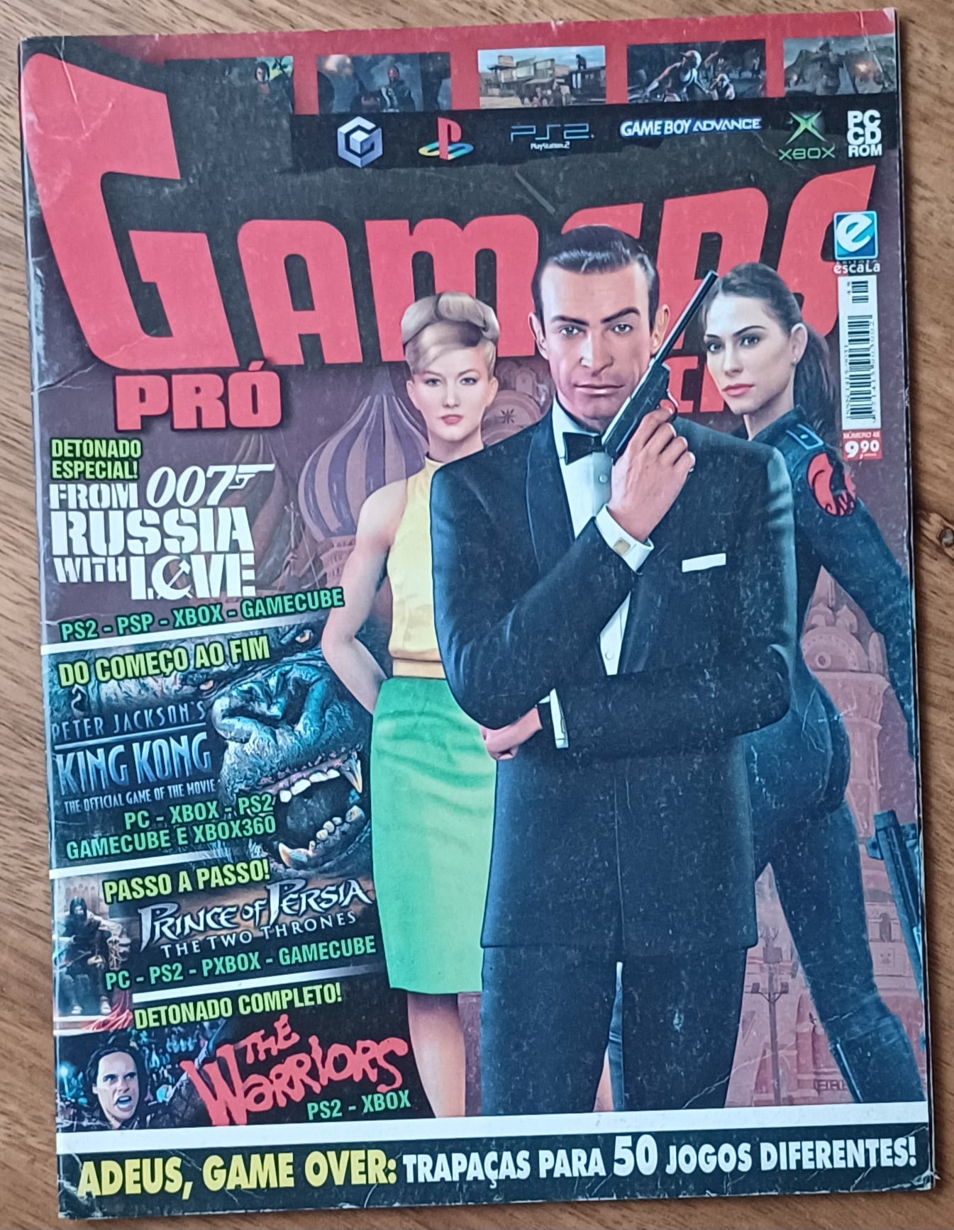 | Casa do Colecionador Rgr28. Gamers Pro dias 48. Detonados 007, the warriors, king kong.