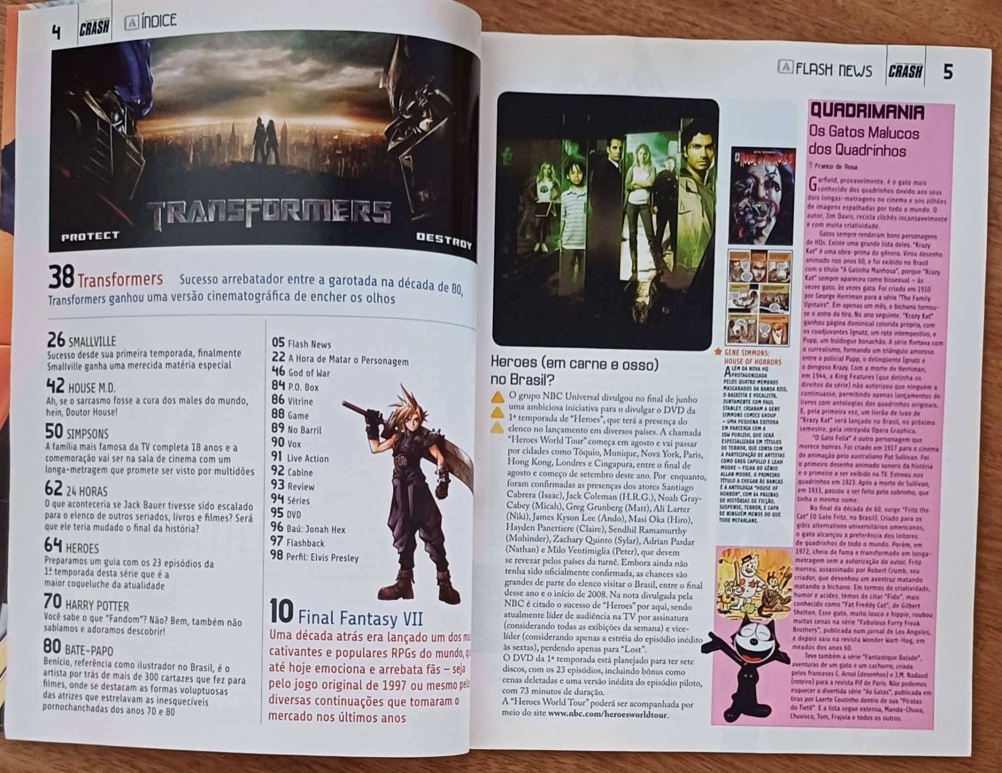| Casa do Colecionador Rlq28. Crash 7. Smallville Simpsons Harry Potter.