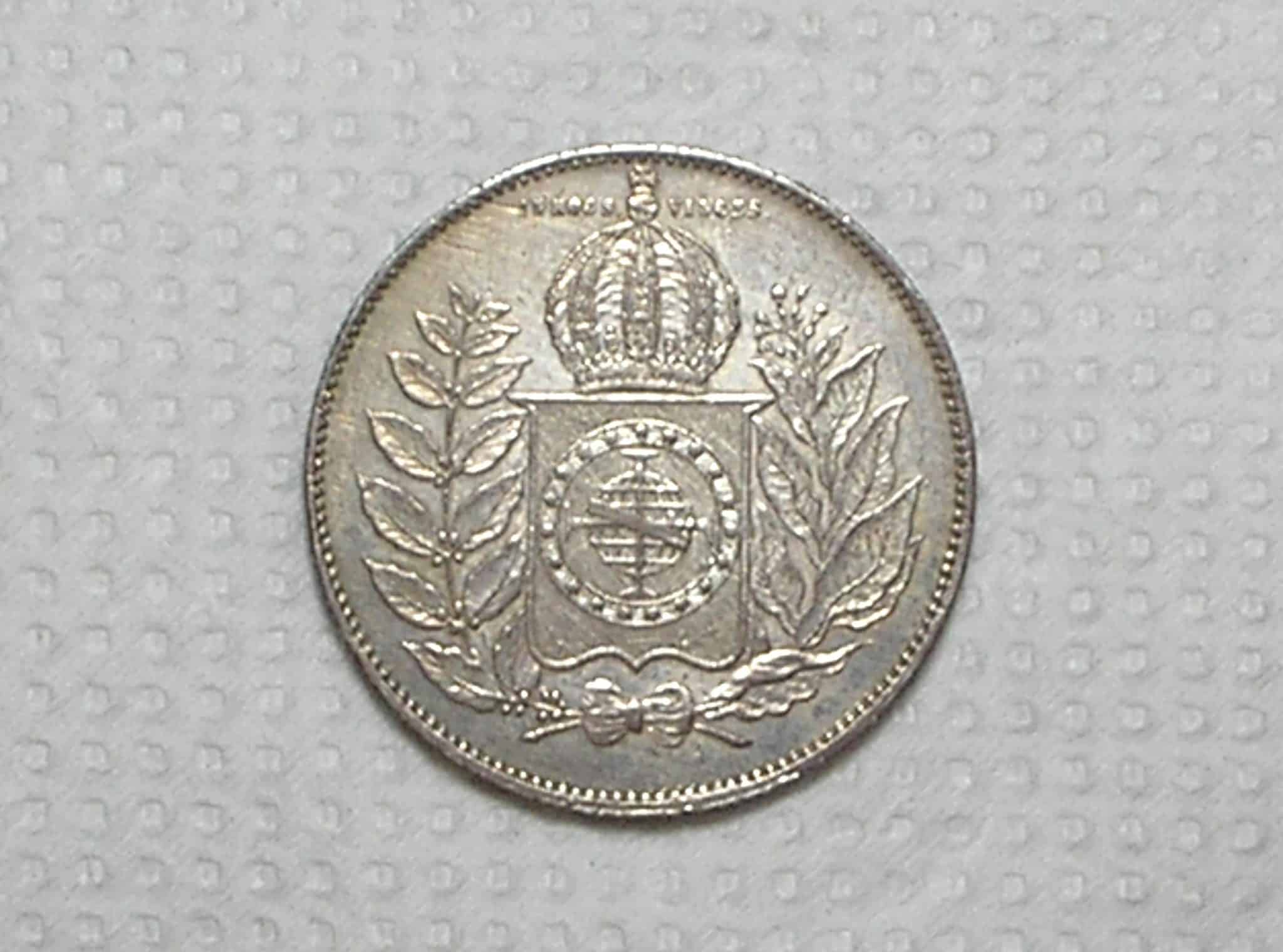 | Casa do Colecionador 1.000 Réis – 1851 / Soberba / Prata / cod.450