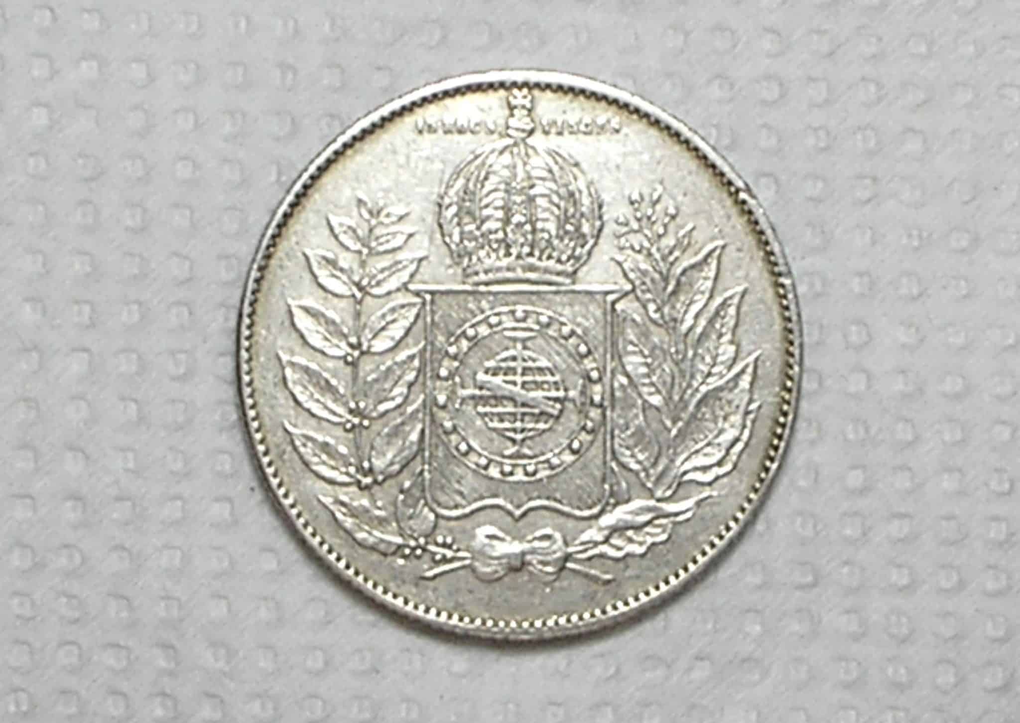 | Casa do Colecionador 1.000 Réis – 1852 / Soberba / Prata / cod.450.1