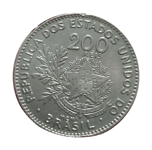 | Casa do Colecionador 200 Réis 1901 MCMI Sku 2291