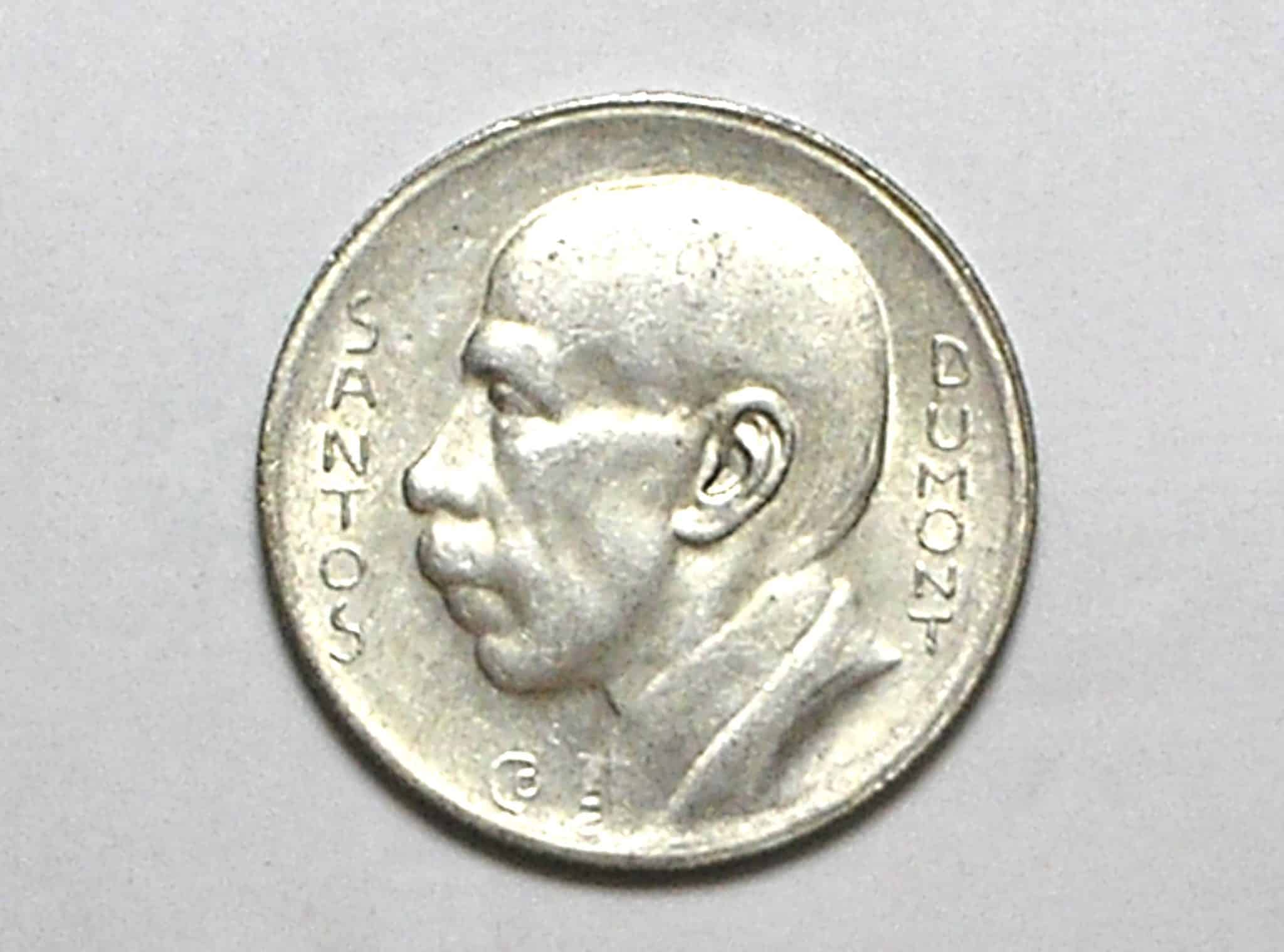 | Casa do Colecionador 5.000 Réis - 1937 / Santos, Letras Duplas - A data mais dificil da série / Prata