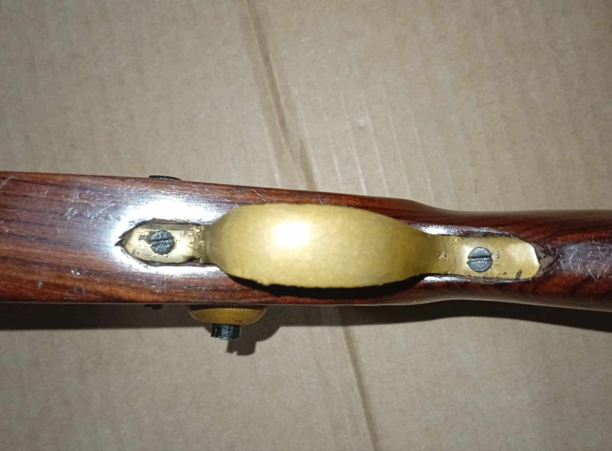 | Casa do Colecionador Antiga garrucha bate bucha taquari (marrom escuro)