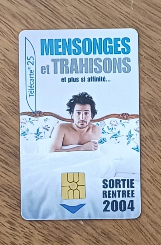 | Casa do Colecionador Cartão telefone França Telecom. Filme Mensonges ET trahisons Édouard