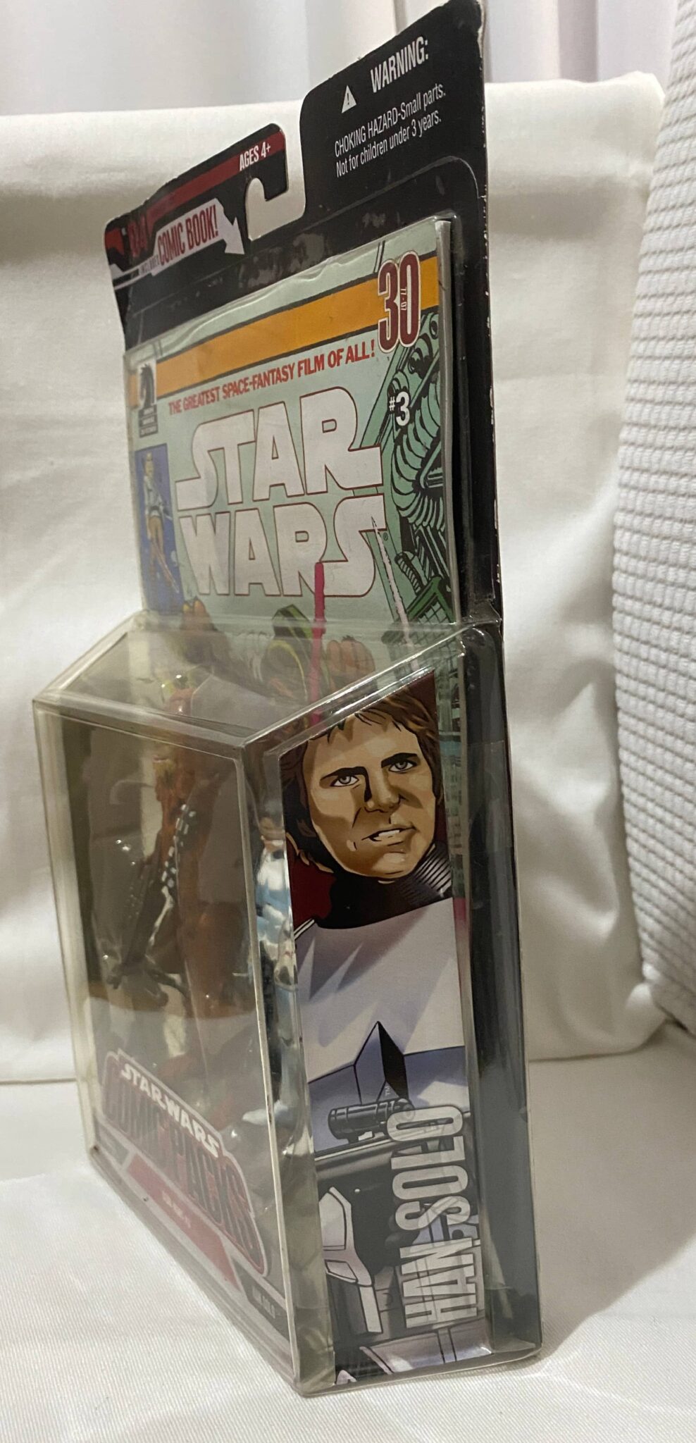 | Casa do Colecionador Chewbacca Hans Solo Star Wars Comic Pack #3 Hasbro 2006