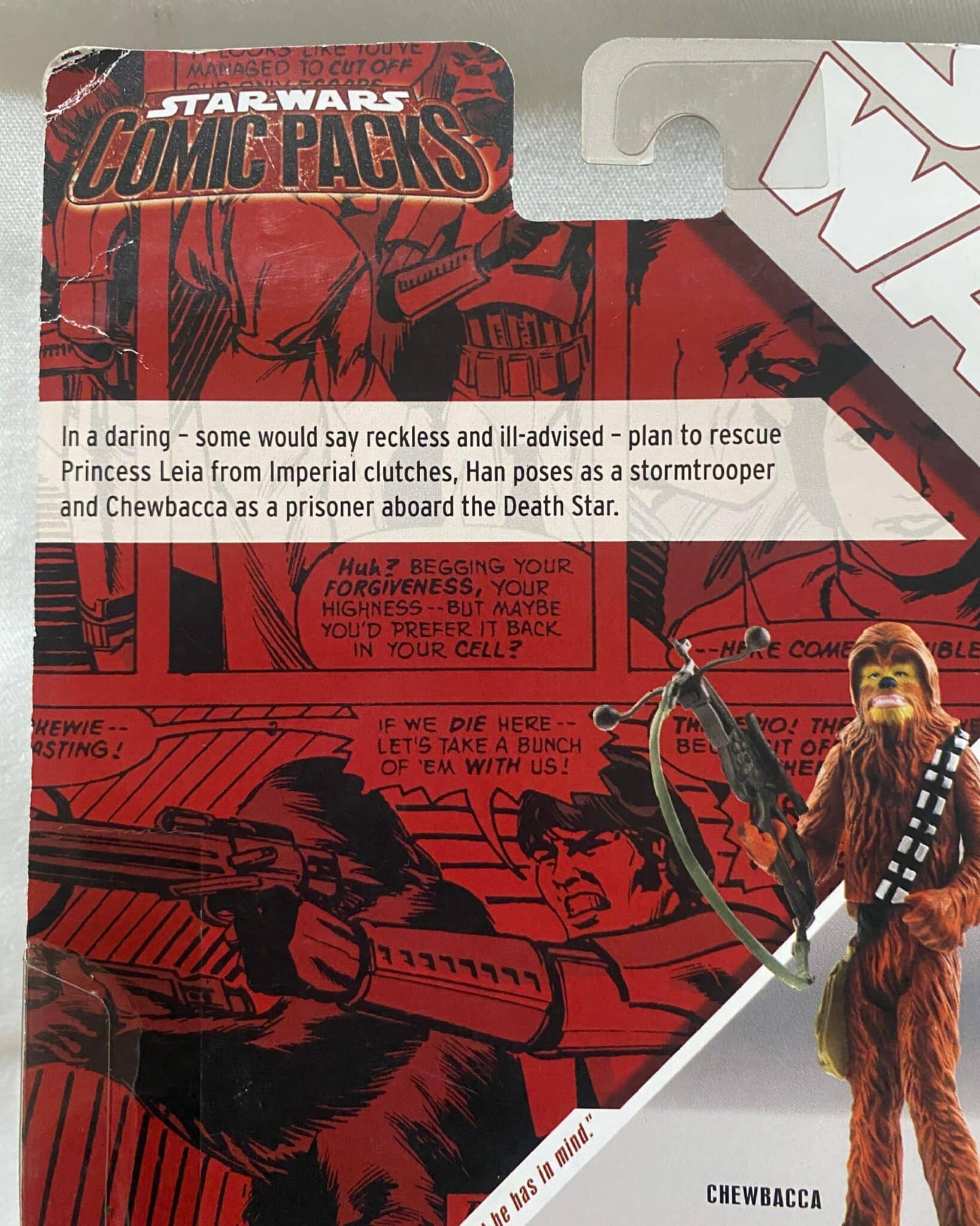 | Casa do Colecionador Chewbacca Hans Solo Star Wars Comic Pack #3 Hasbro 2006