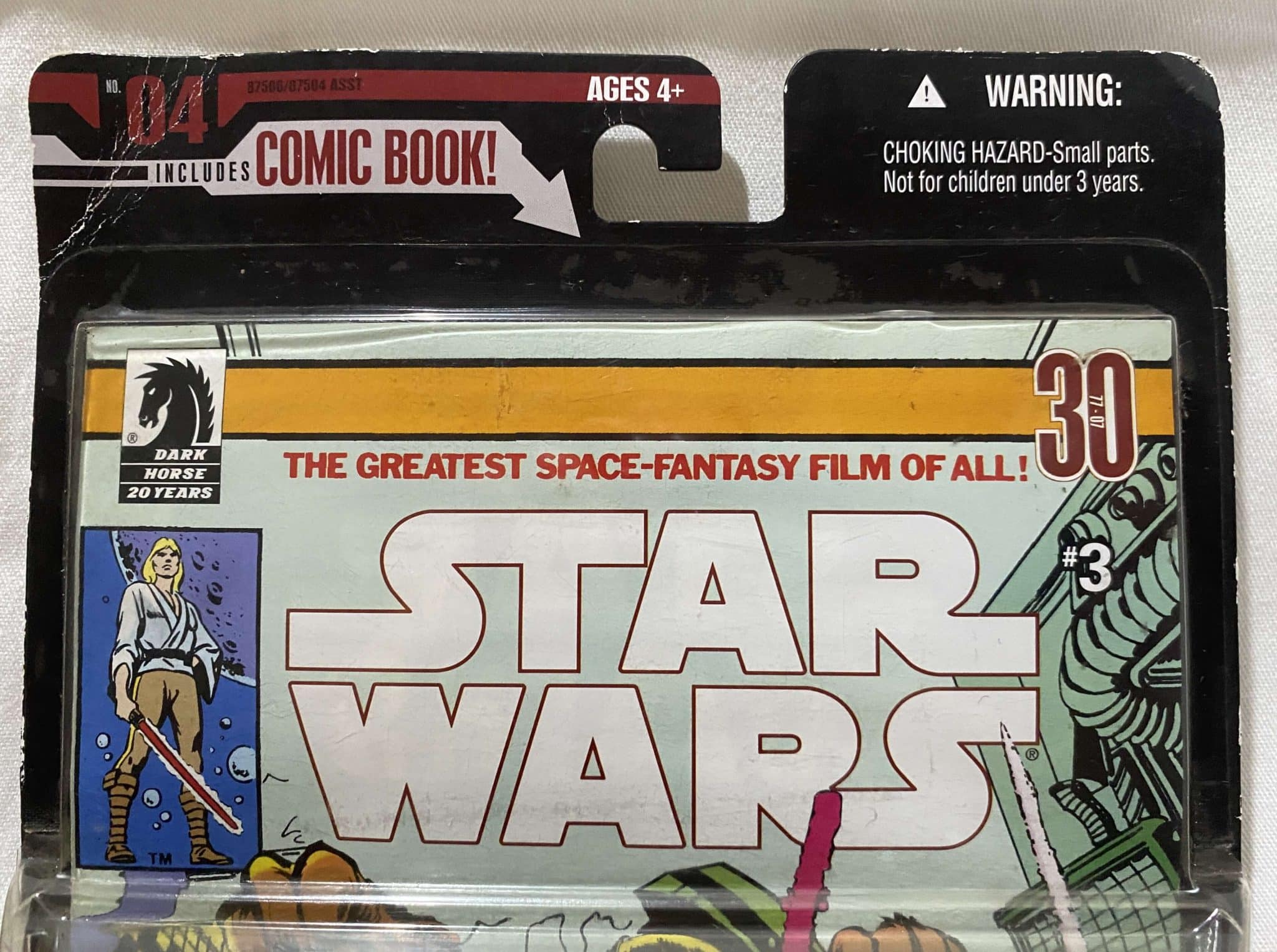 | Casa do Colecionador Chewbacca Hans Solo Star Wars Comic Pack #3 Hasbro 2006