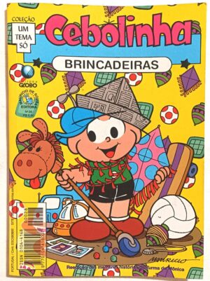Coleção Um Tema Só n° 28, Cebolinha – Brincadeiras. Globo-2000.