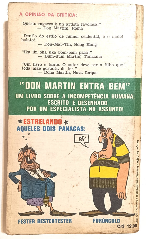 | Casa do Colecionador Don Martim ENTRA BEM! Vecchi-1976.