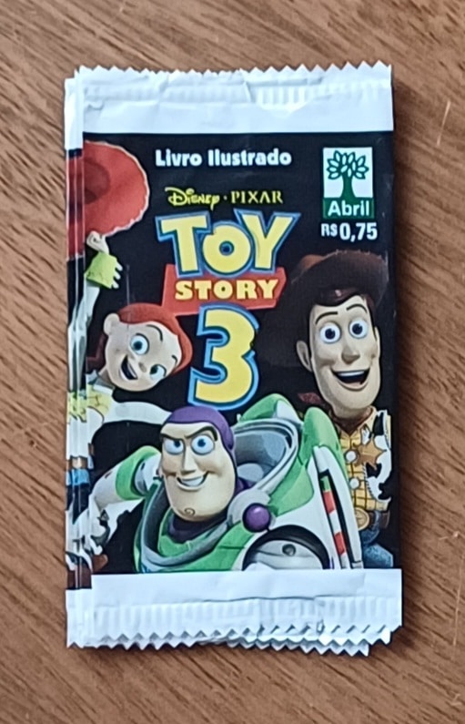 | Casa do Colecionador Envelope vazio Figurinhas Abril Toy story 3.