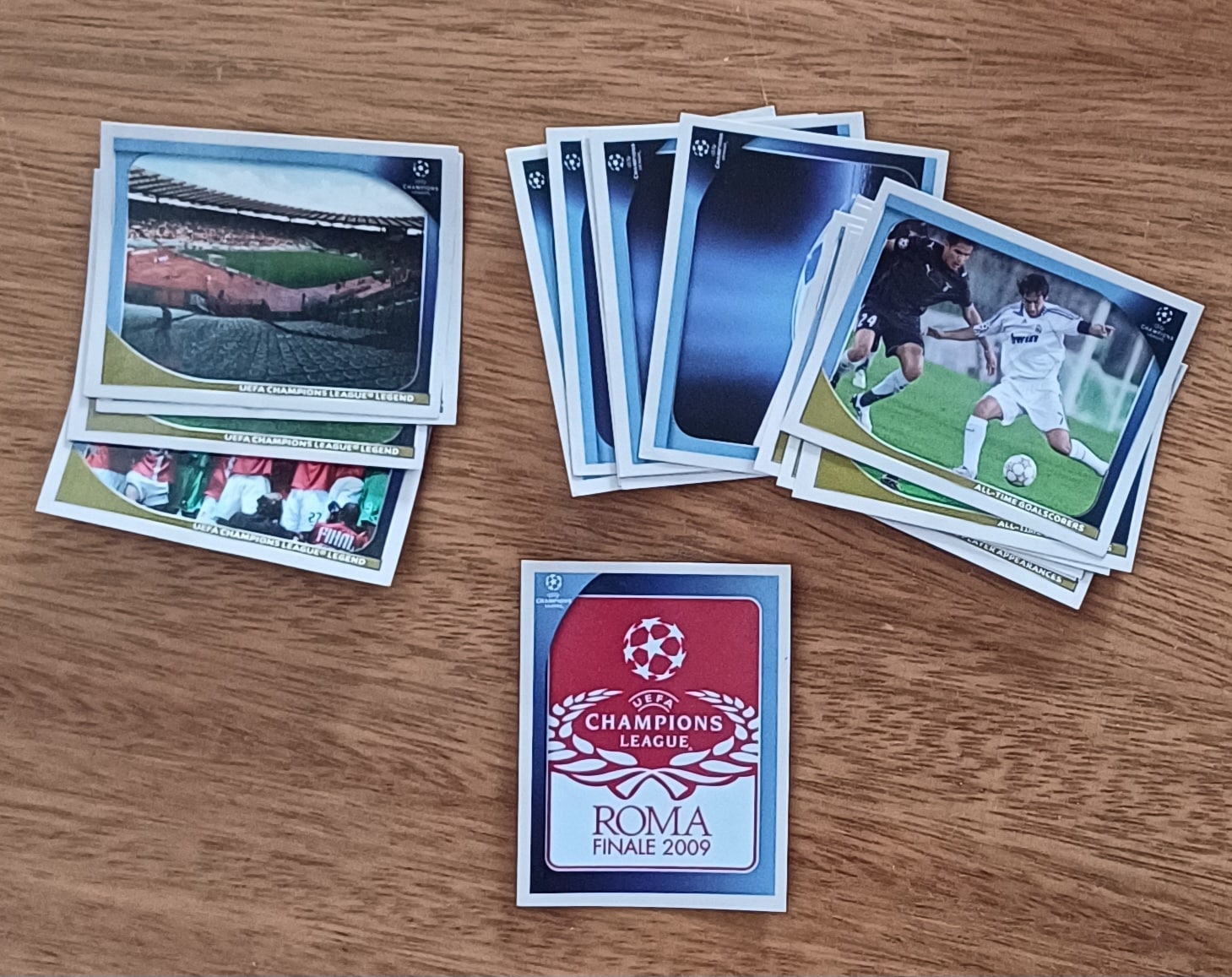 | Casa do Colecionador Figurinhas Panini Uefa Champions League 2008 especiais.