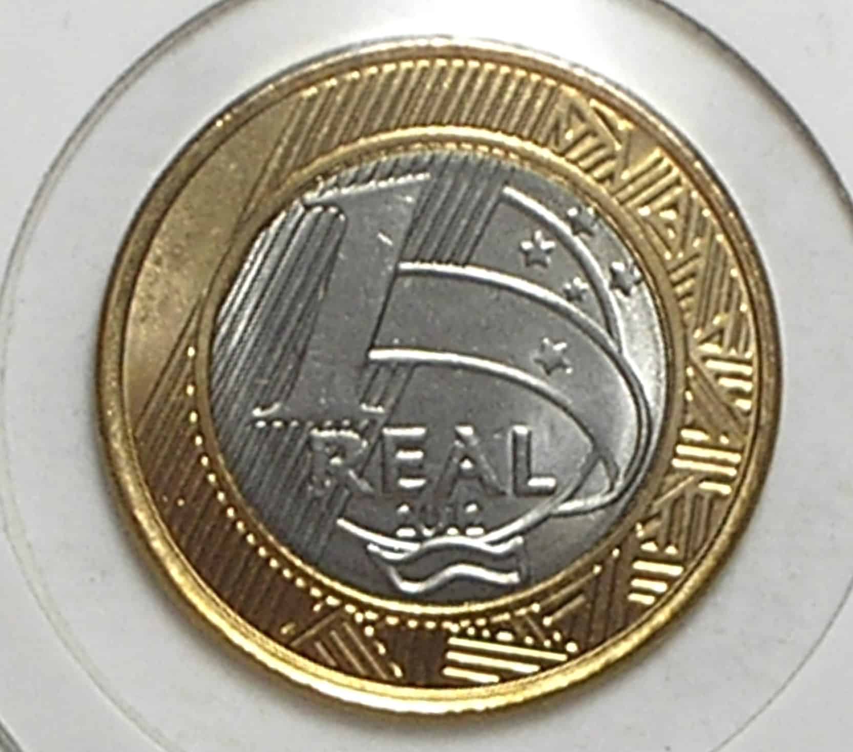 | Casa do Colecionador Moeda de R$ 1,00 Real - 2012 Comemorativa da Entrega Da Bandeira Olímpica No coin Mylar Holder / Bi-metal / Flor de Cunho Total
