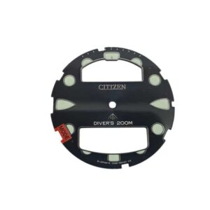 Mostrador Citizen Aqualand JP-C500 Promaster Preto Série Prata