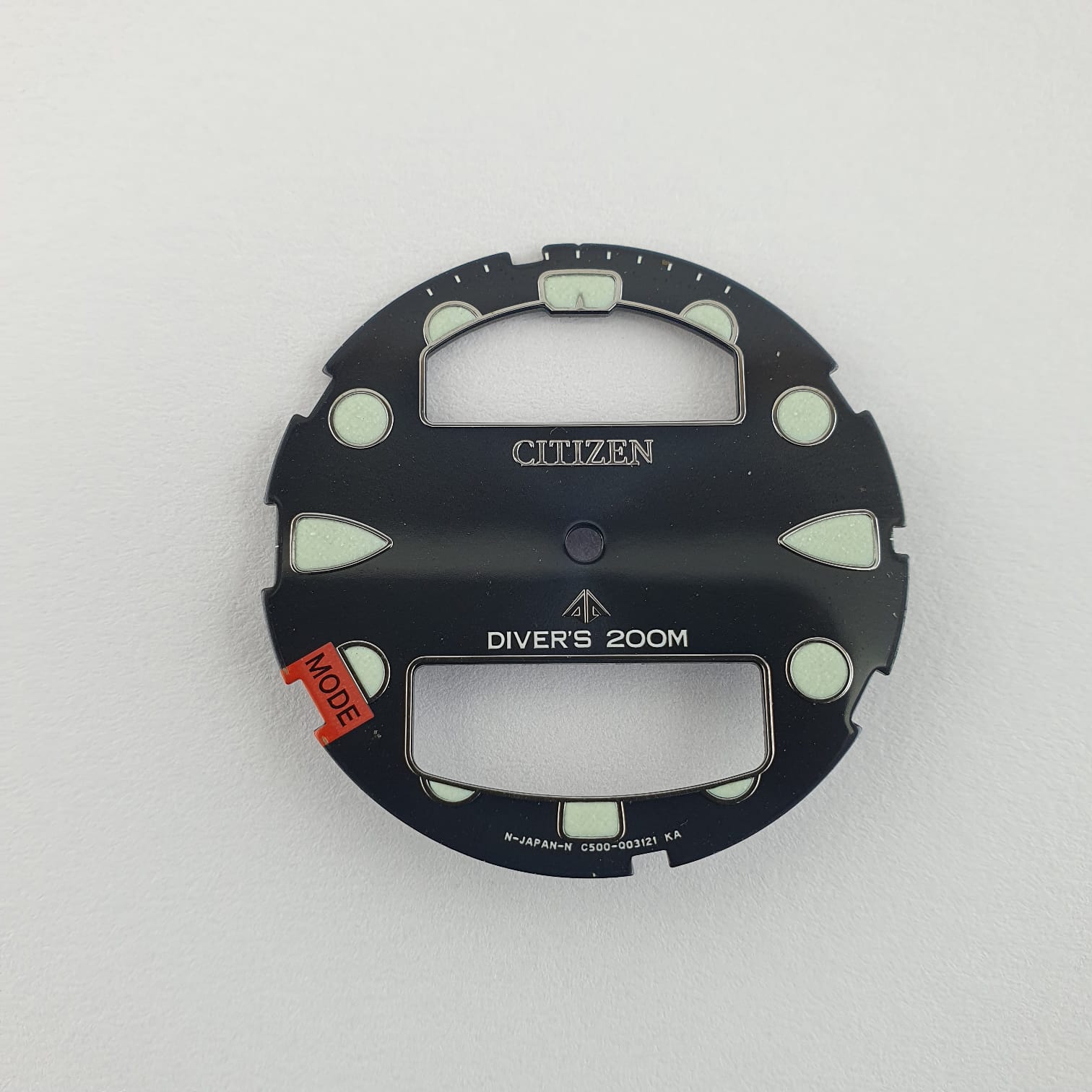 | Casa do Colecionador Mostrador Citizen Aqualand JP-C500 Promaster Preto Série Prata