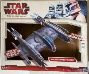 Nave MagnaGuard Star Fighter - Star Wars: The Clone Wars - Hasbro 2008/2009 (Original com Caixa Diorama)
