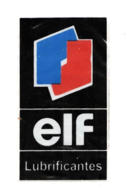 | Casa do Colecionador Plastico Adesivo Troca de Oleo - ELF Lubrificantes