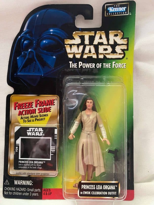 | Casa do Colecionador Princess Leia Organa Star Wars Kenner 1997 POTF Lacrada