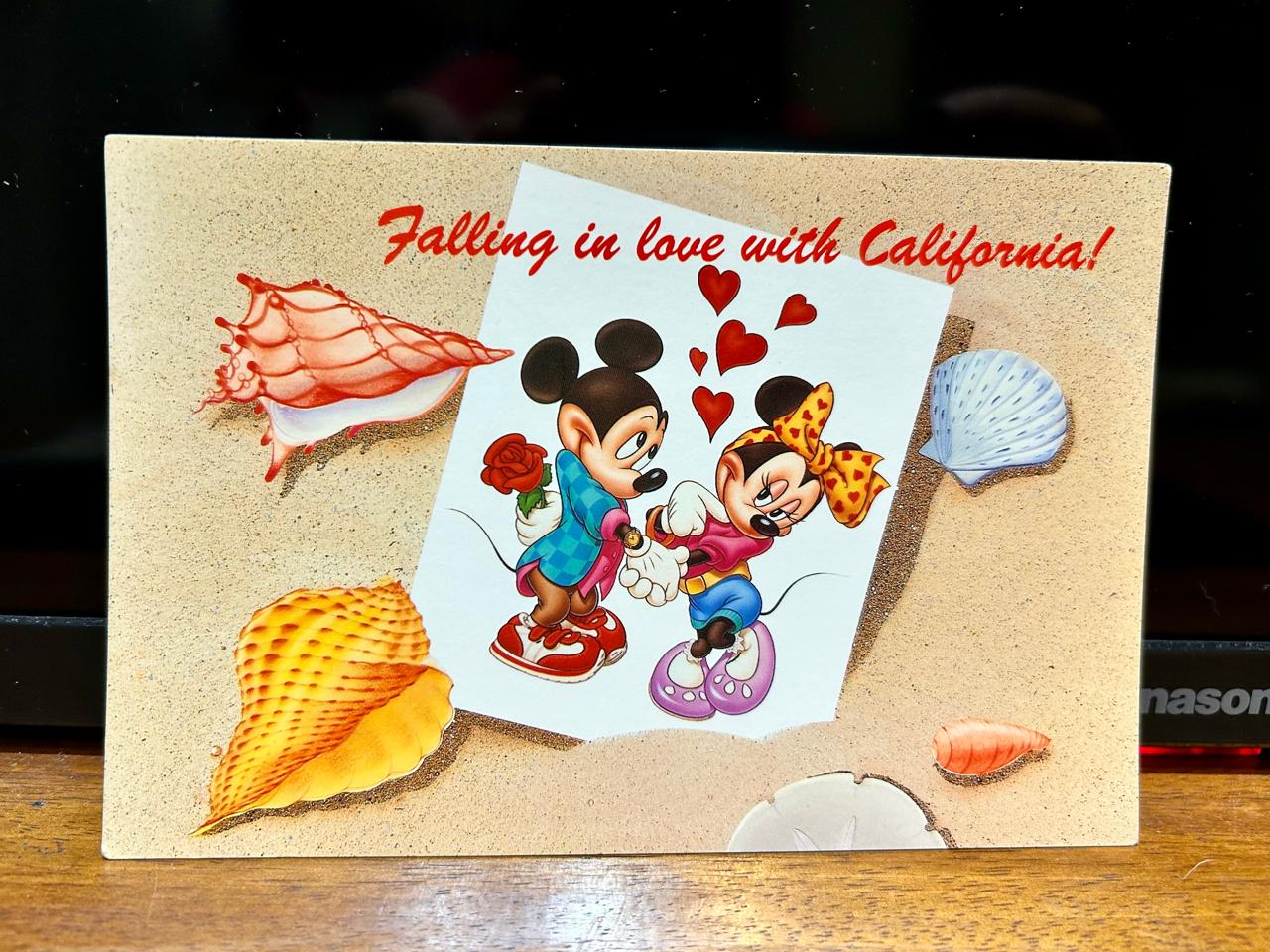 | Casa do Colecionador Raro! Cartão postal Vintage Mickey Disney California USA Original