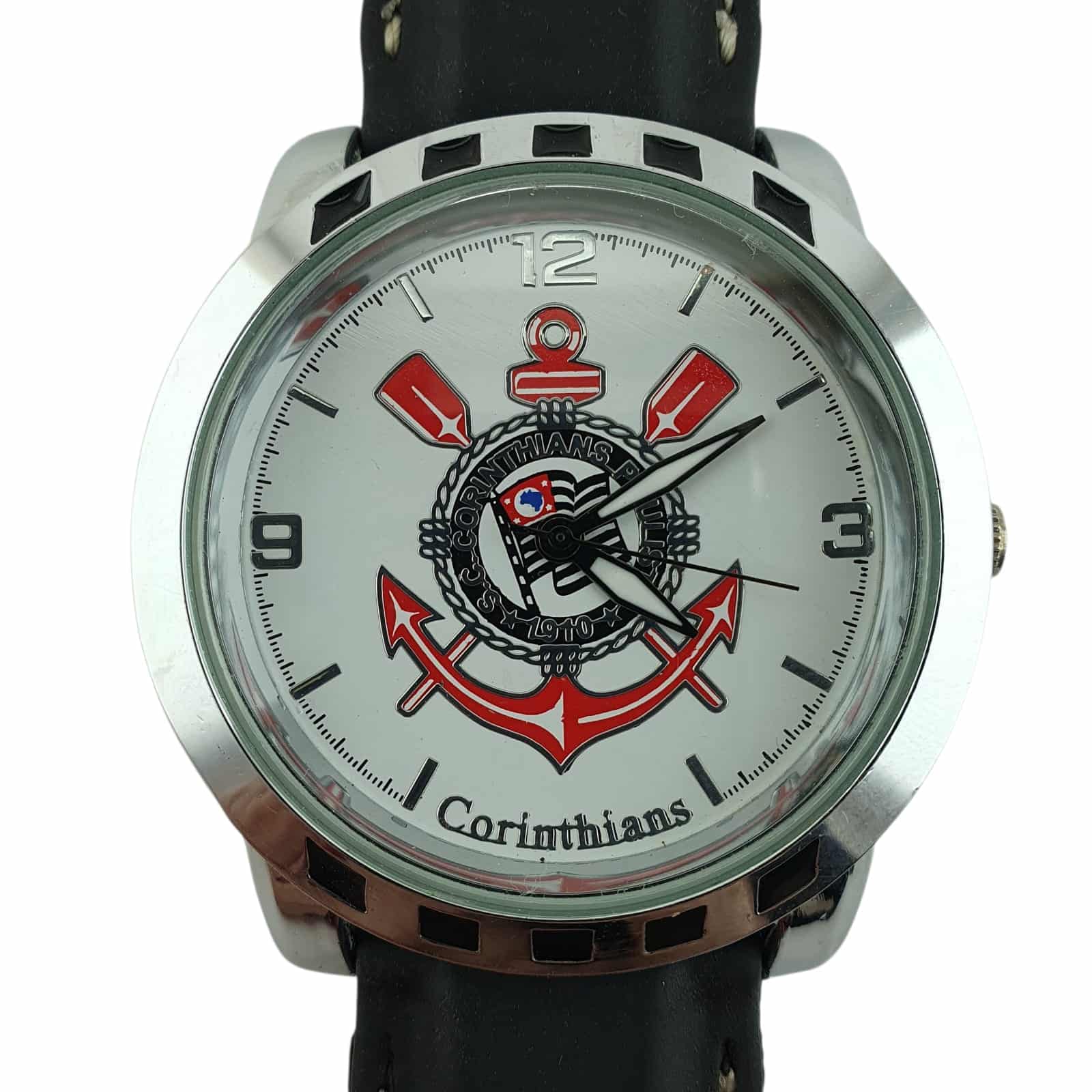| Casa do Colecionador Relógio Corinthians Mod 2189 Clássico Vintage