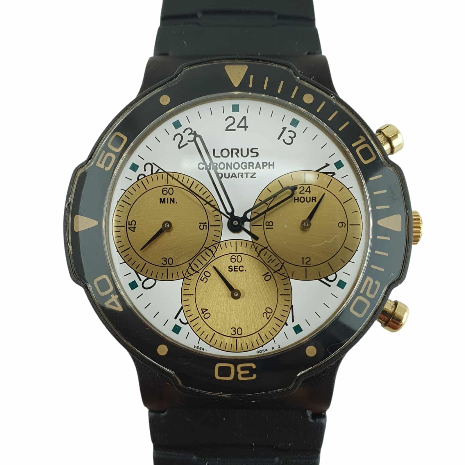| Casa do Colecionador Relógio Lorus Chonograph Vintage Mod RWY031B Maq V654-8024 – foto principal