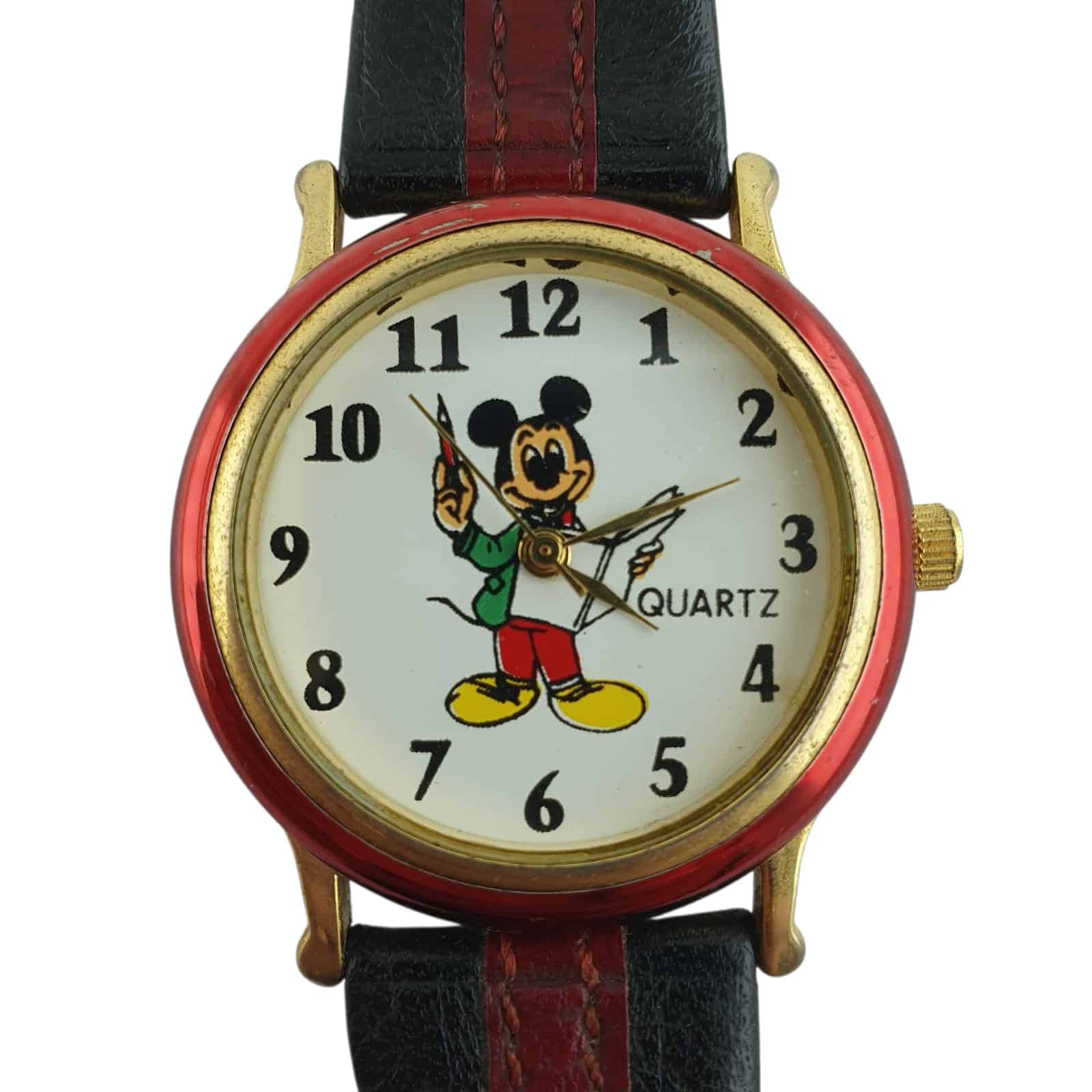 | Casa do Colecionador Relógio Mickey Mouse Mod EX16B Cal 802104 Eta Swiss