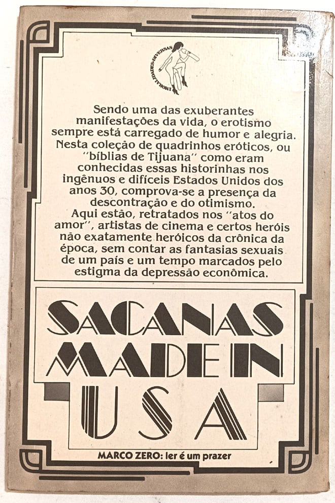 | Casa do Colecionador Sacanas Made In Usa. Marco Zero – 1987.