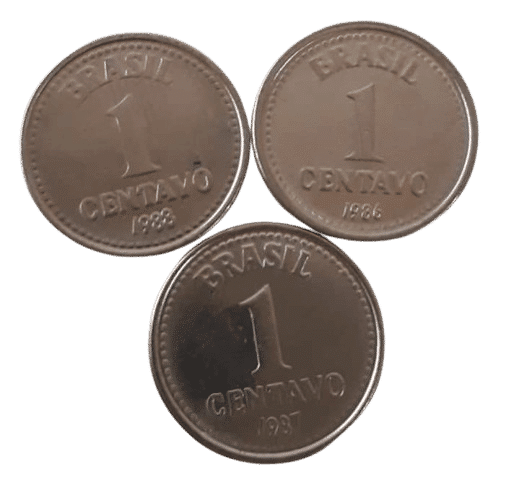 | Casa do Colecionador SET DE MOEDAS DE 1 CENTAVO 86/87/88