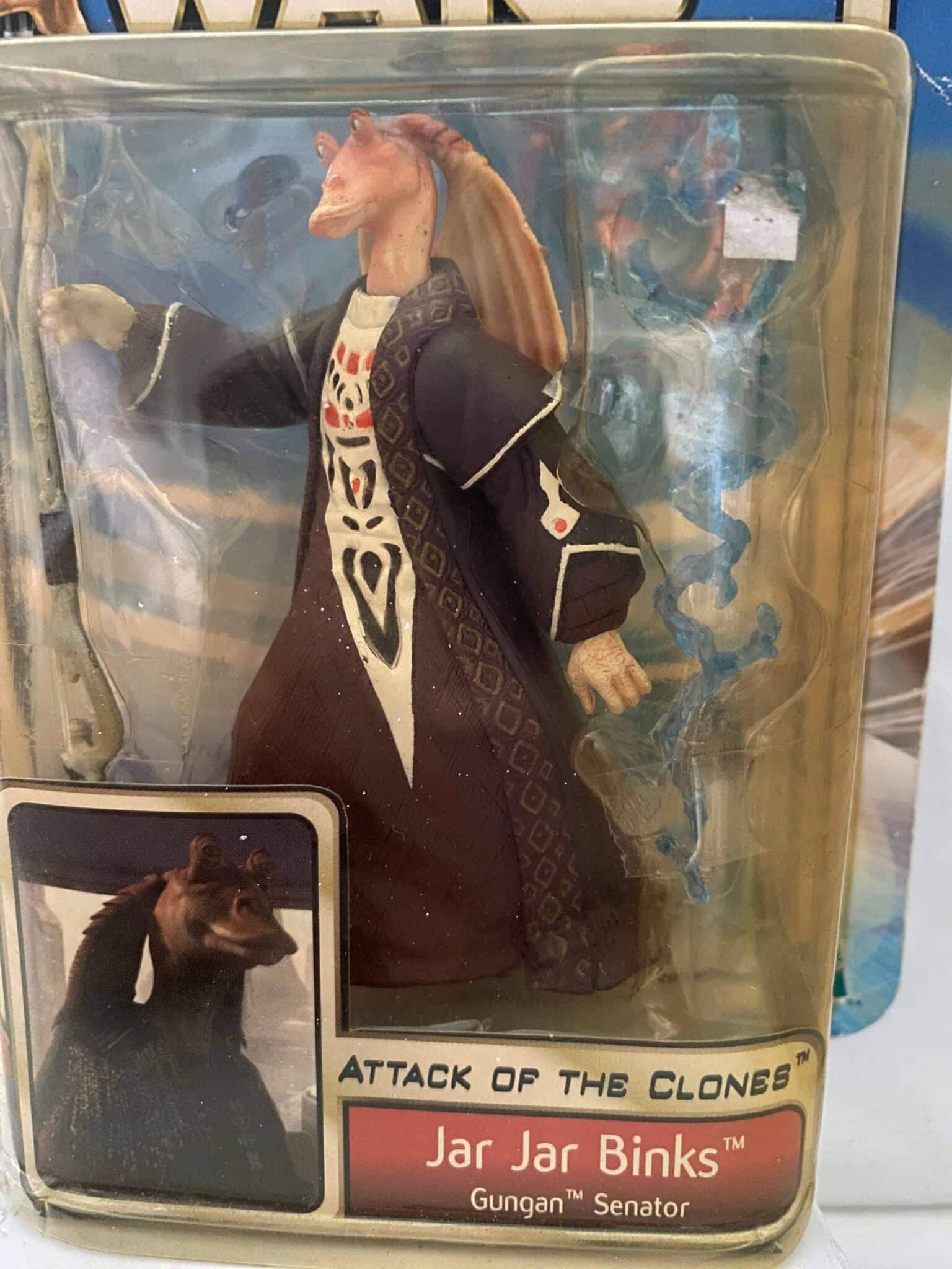 | Casa do Colecionador Star Wars Jar Jar Binks Gungan Senator Hasbro 2002 - Attack of the Clones