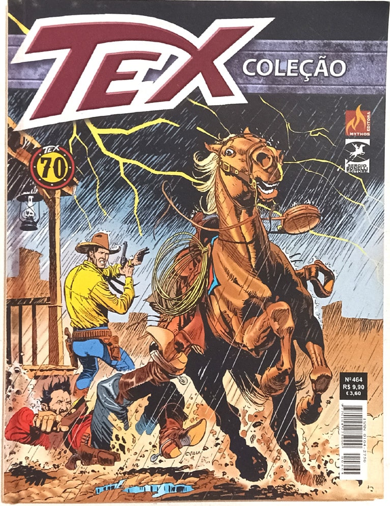 | Casa do Colecionador Tex Coleção, lote 4 exemplares, nº 454, 458, 459 e 464. Mythos – 2018.