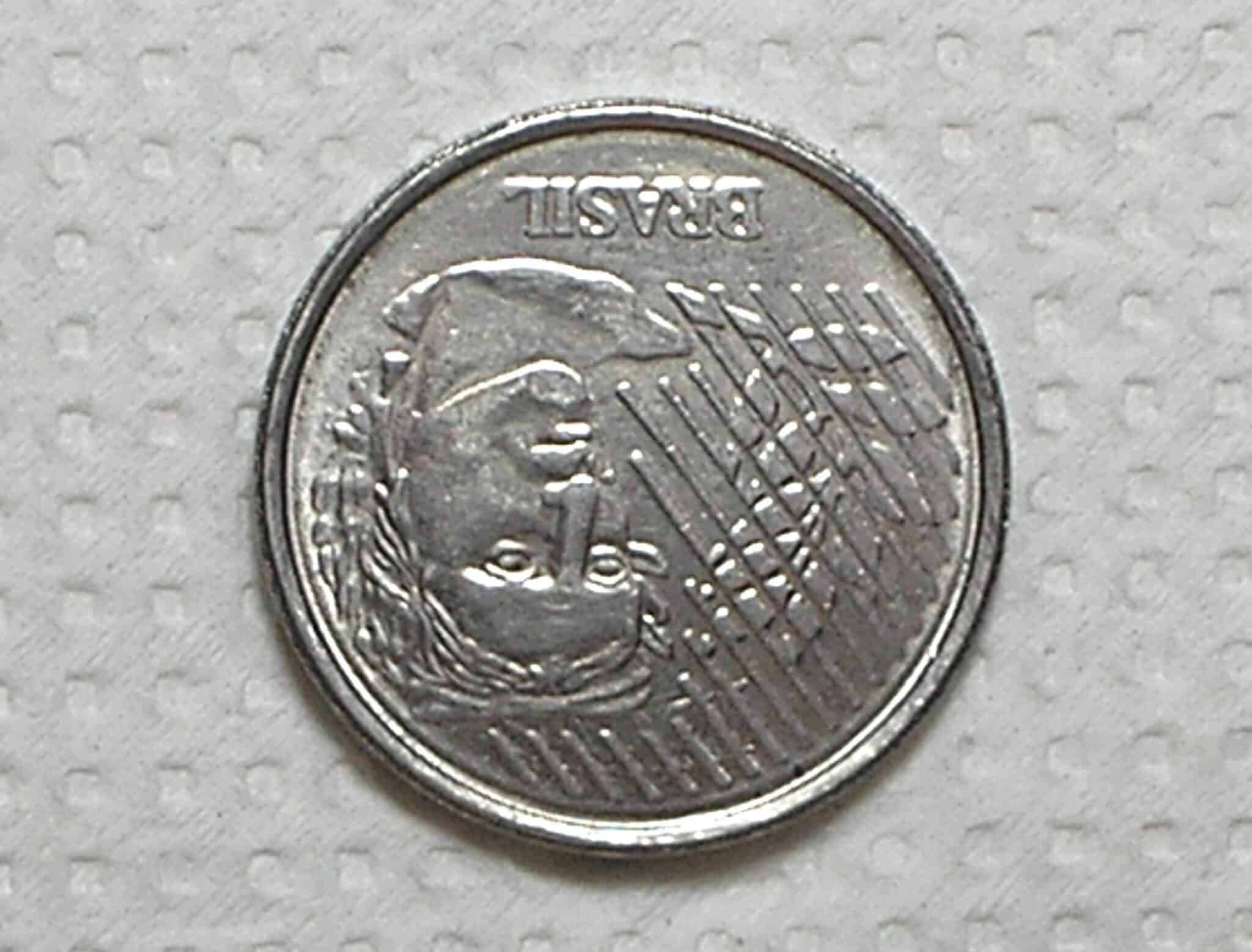| Casa do Colecionador 10 Centavos - 1994 / Reverso Invertido / Sob/Flor / Escassa / Alb.Rev.