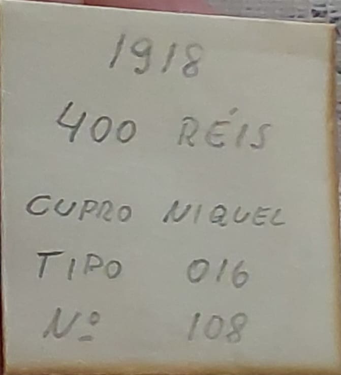 | Casa do Colecionador 400 Réis 1918 Sku 2320