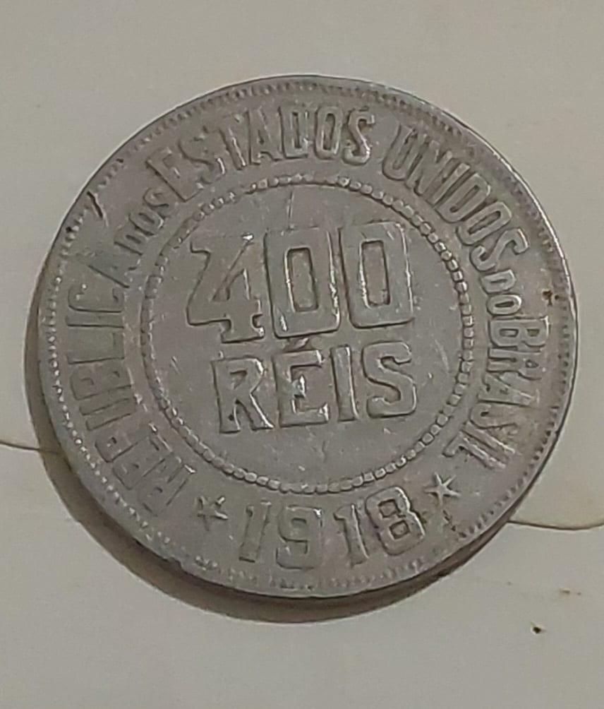 | Casa do Colecionador 400 Réis 1918 Sku 2320