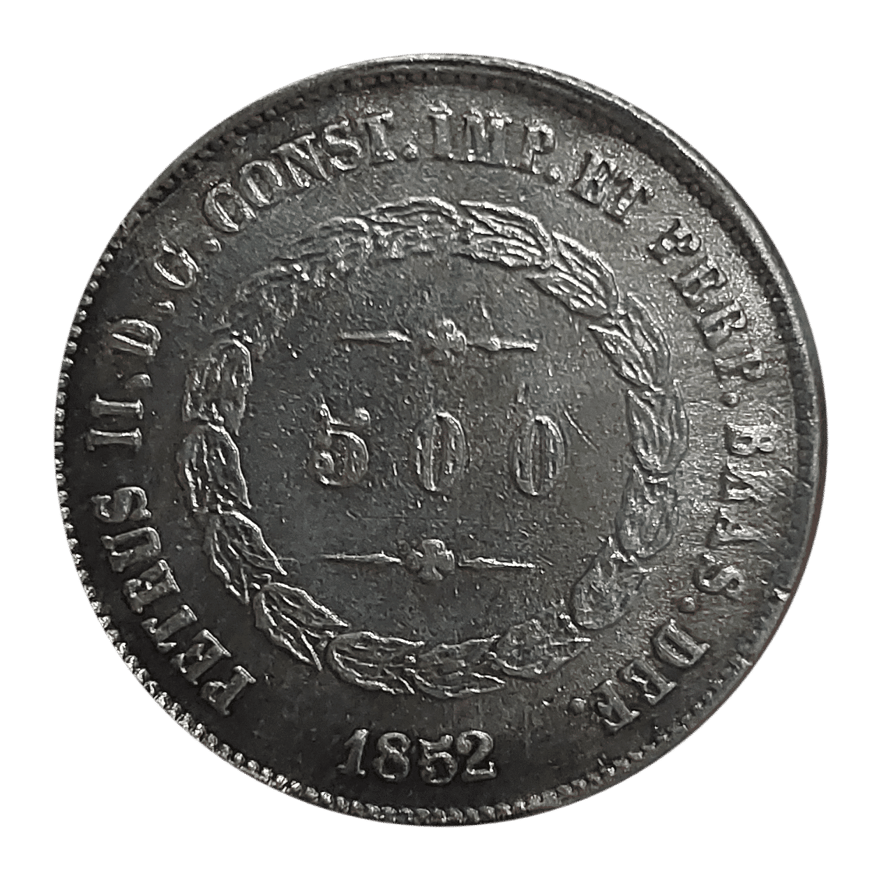 | Casa do Colecionador 500 Réis 1852 Sku 2336